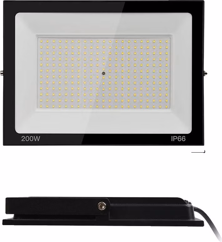 Proiettore LED, impermeabile, illuminazione grandangolare, 200W 2PCS B, bianco freddo (5500-7000K)