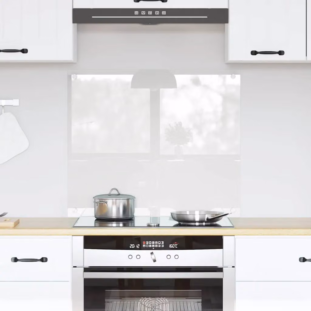 Schienale da cucina trasparente in vetro temperato vidaXL L: 70 cm, H: 60 cm