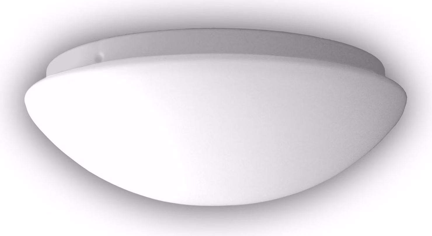 Lampada LED per corridoio Illuminazione per corridoio OPALGLAS opaco rotondo Ø 45cm vetro lampada da parete
