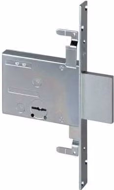 Set di 12 serrature a infilare Cisa 57016 in acciaio inox color argento, M4, L: 70 mm, H: 82 mm, P: 25 mm