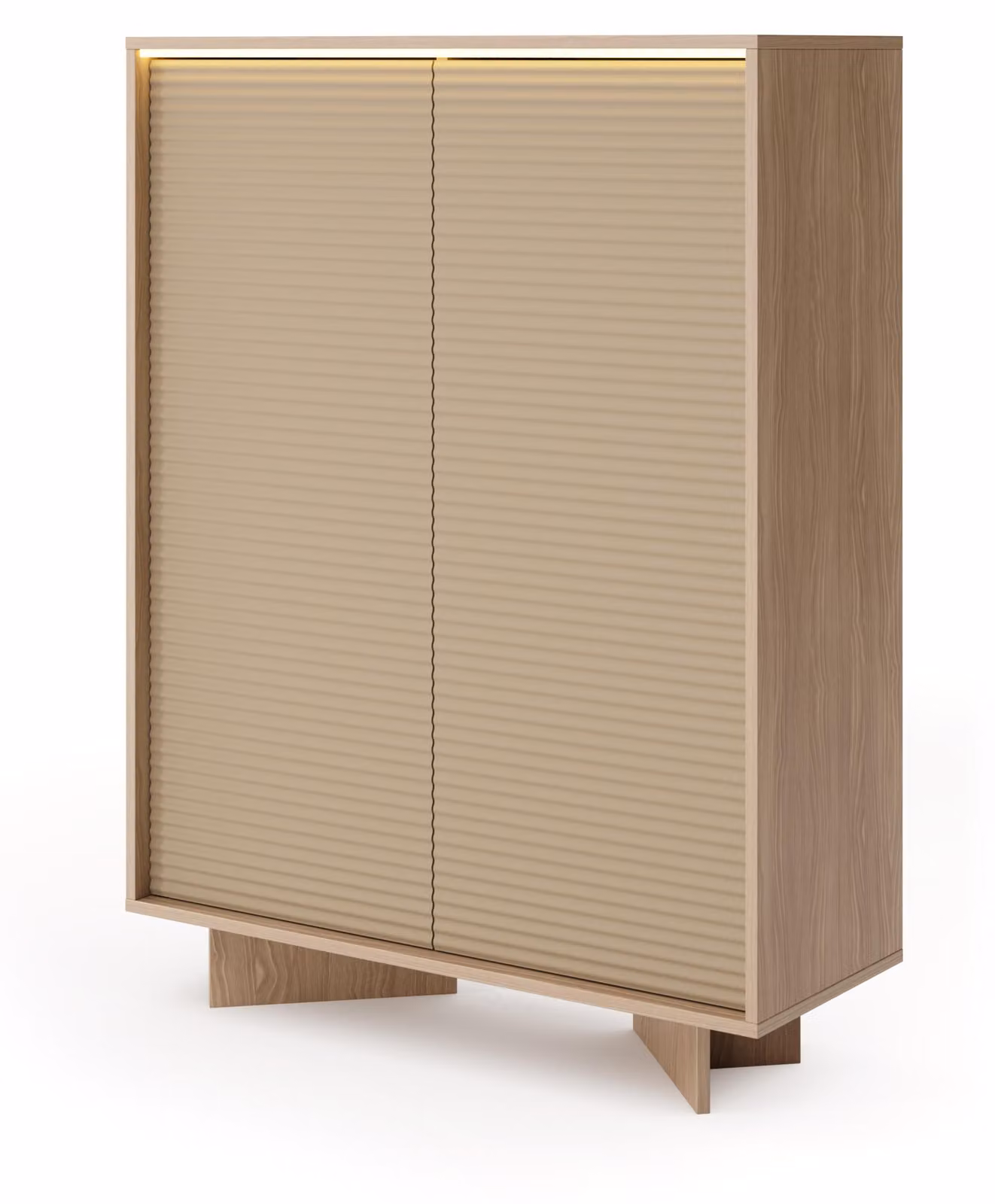 Comodino, modello Naturbolivar, dimensioni 103, 9 x 138, 4 x 40 cm