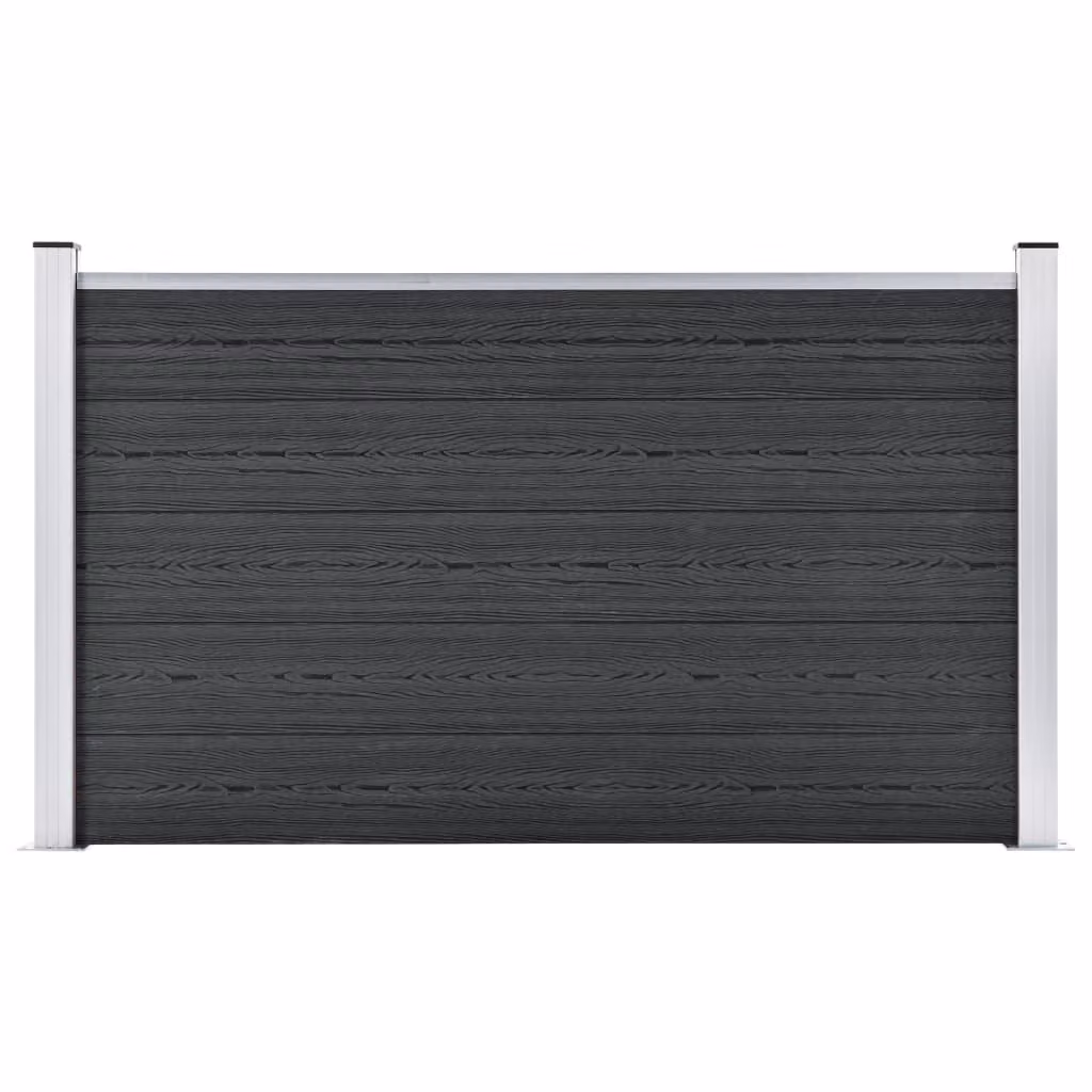 Recinzione da giardino WPC 526x106 cm grigio
