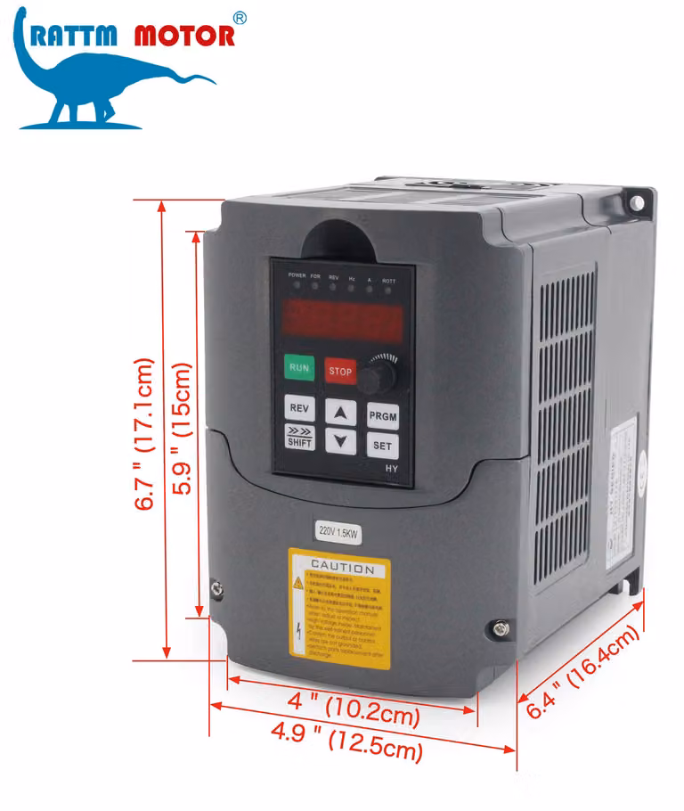 Motore per mandrino CNC, raffreddato ad aria, 2.2 kW, con pinza ER20, 220V, motore per fresatrice per lavorazioni di precisione