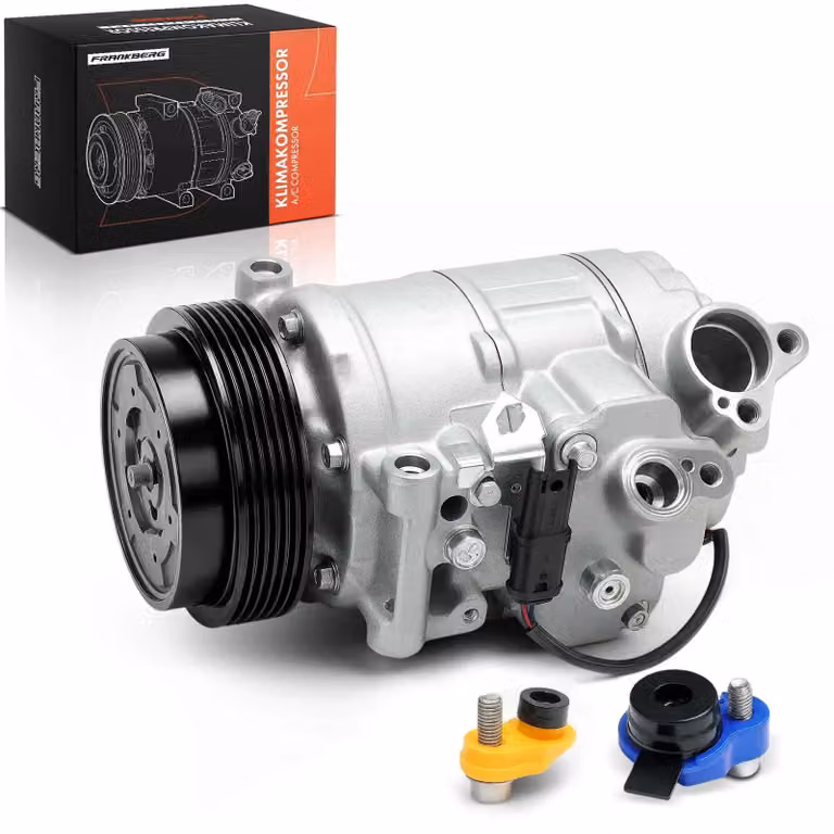 Compressore per climatizzatore auto - Compressore per aria condizionata - Compatibile con: Serie 3 (E90/E91/E92), Serie 5 (E60/E61), X1 (E84), Serie 1 (E82/E88/E81) - Sostituisce i codici: 4471908476, 4471908470, 4471908472