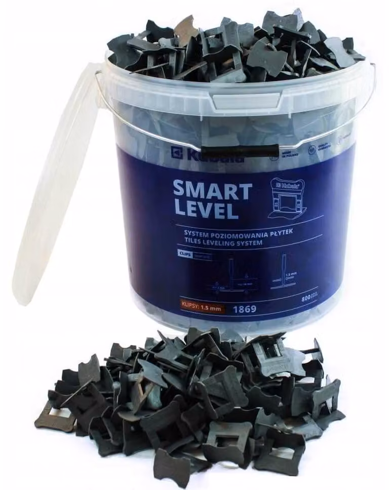 Levior SMART LEVEL punti metallici 1,5 mm 800 pz + secchio 20l 1869