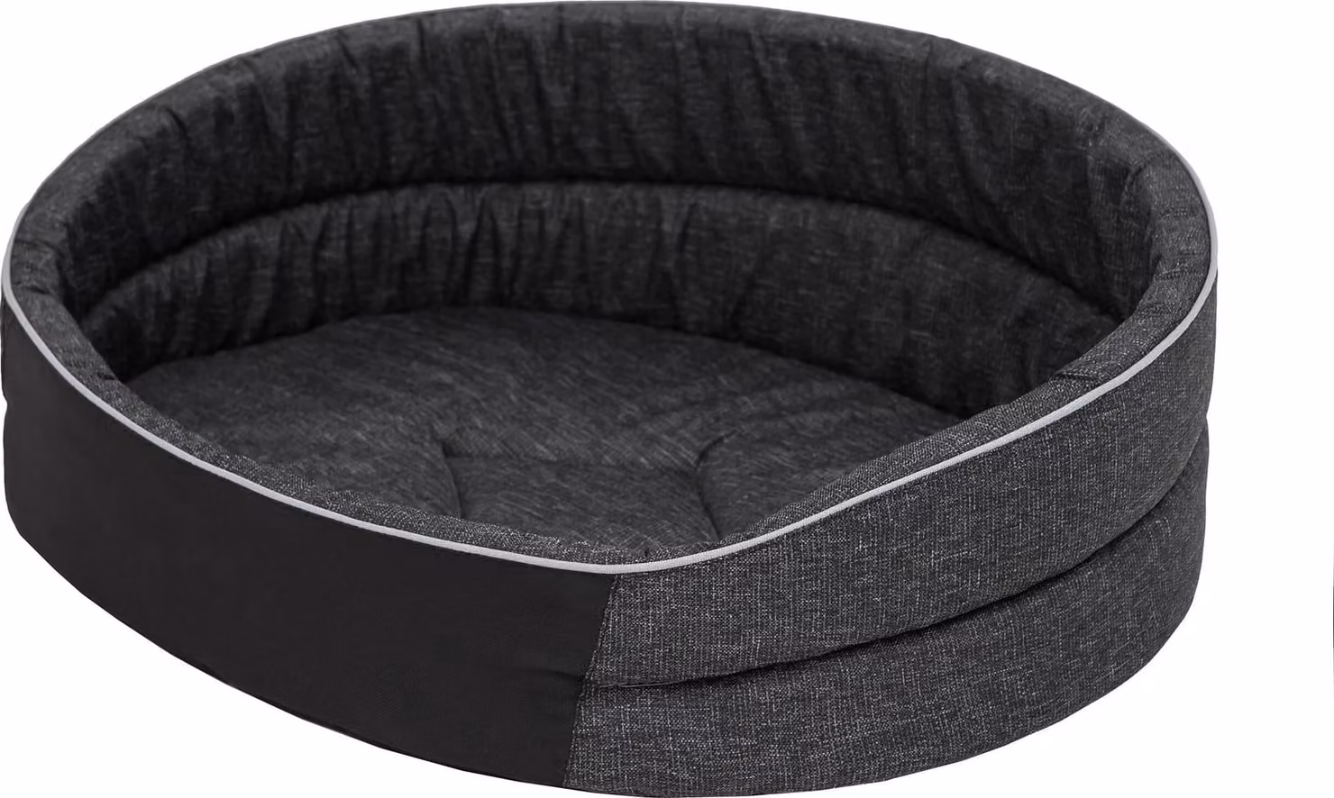 Cuccia ovale per cani - 90 x 75 cm - lavabile, resistente, elegante | Pillowprim