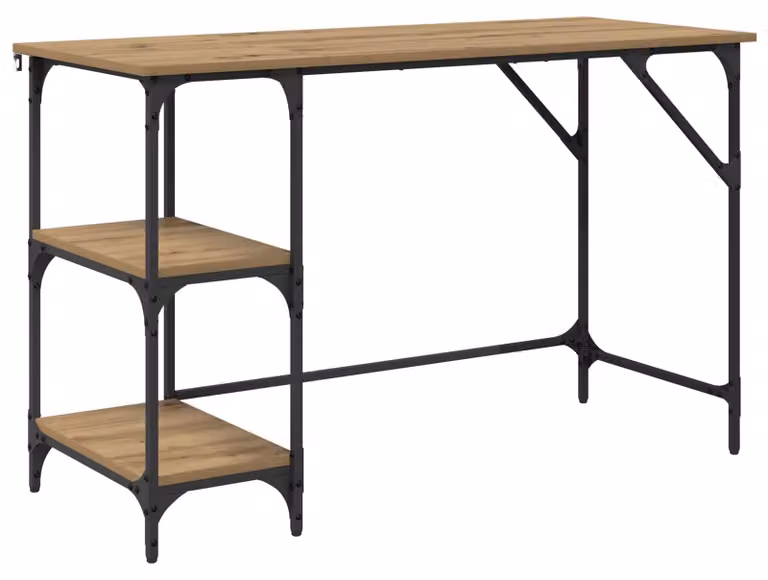 Scrivania Rovere artigianale 120 x 50 x 75 cm Legno multistrato
