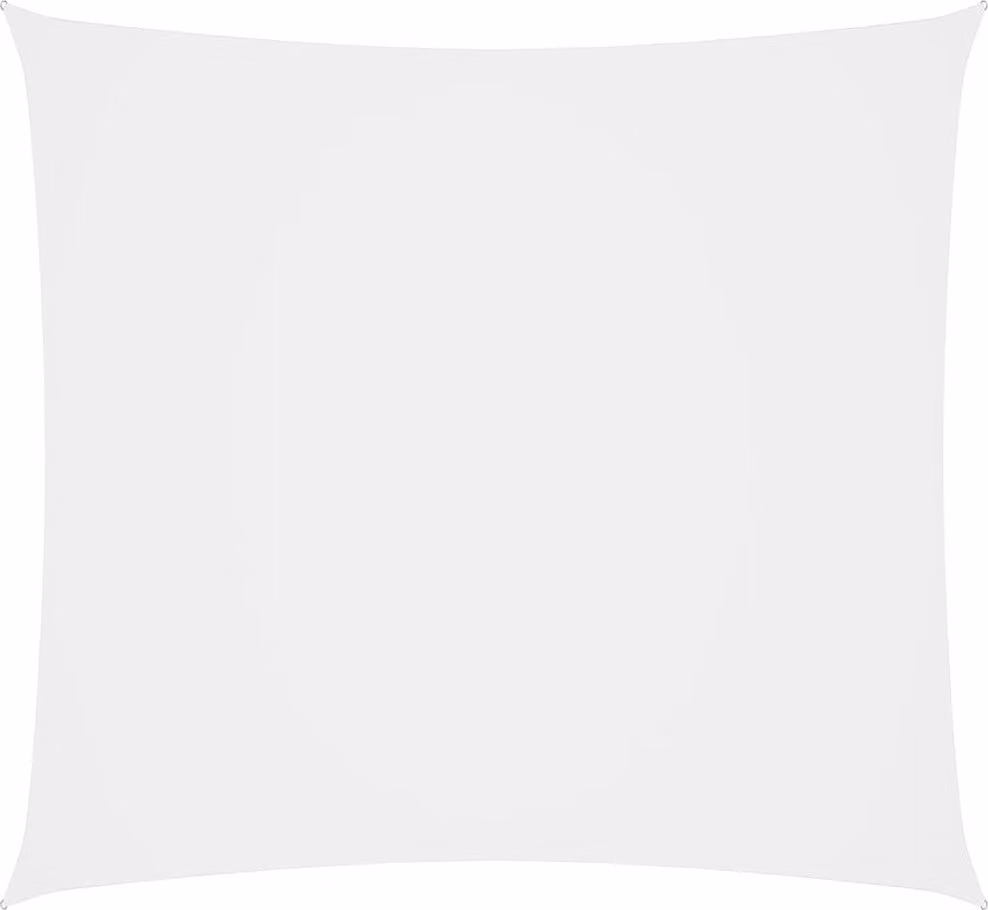 The Living Store Tenda da sole in tessuto Oxford Square 2,5x2,5 m Bianco