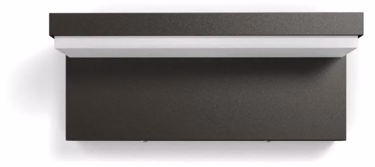 Philips Lampada da parete Bustan 3,8 W, Lampada da esterno da parete, Antracite, Metallo, IP44, Terrazza, Giardino, I