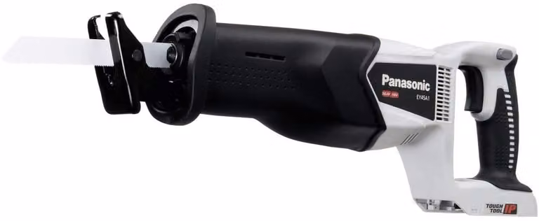 Sega circolare portatile professionale a batteria Panasonic EY 45A2 XW32 BODY, profondità di taglio 46 mm, velocità variabile, batteria agli ioni di litio in dotazione