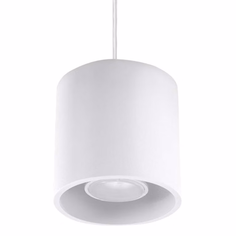 Lampada a sospensione ORBIS 1 bianco 1xGU10 10W alluminio 110x10x10cm Sollux Lighting