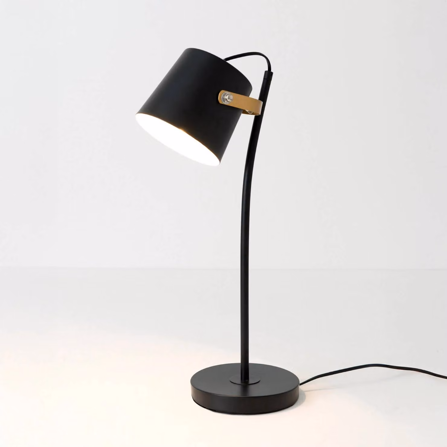 Holländer Lampada da tavolo ESPERTO, Nero, Soggiorno / Sala da pranzo, Metallo, Lampada da tavolo