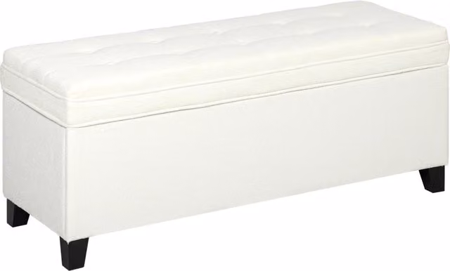 Cassettiera Minimal con 2 Cassetti Crema L/P/H: 120 x 40 x 48 cm