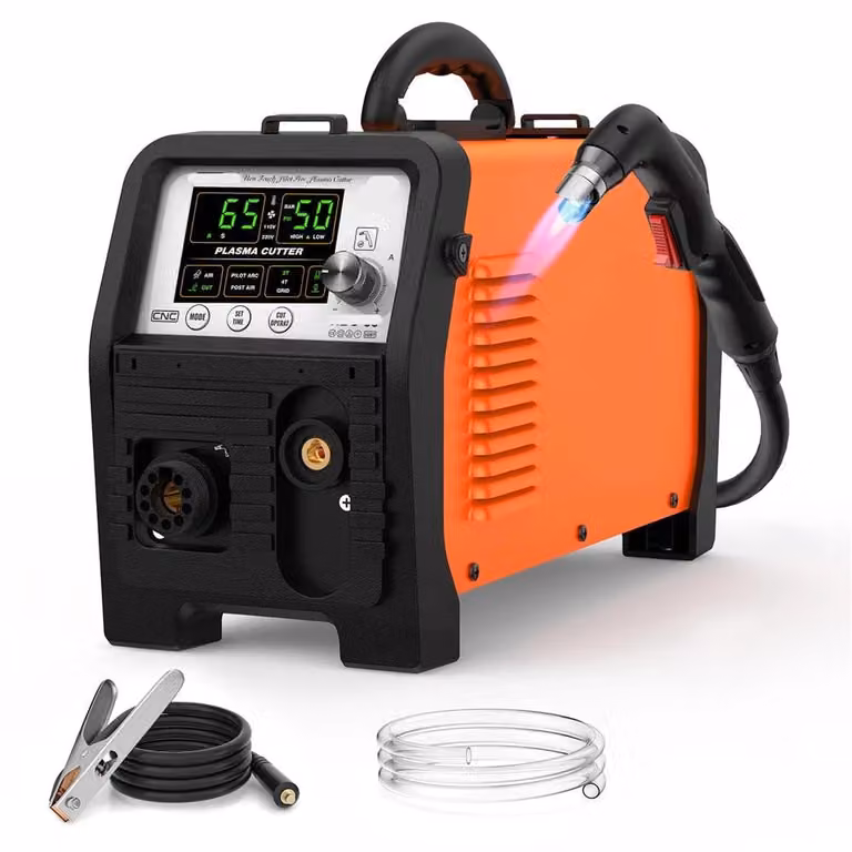 Tagliasoldature a plasma - Macchina per tagliare con plasma - Tagliatrice per metalli - Apparecchio di taglio - Taglia acciaio fino a 25 mm - Display a LED