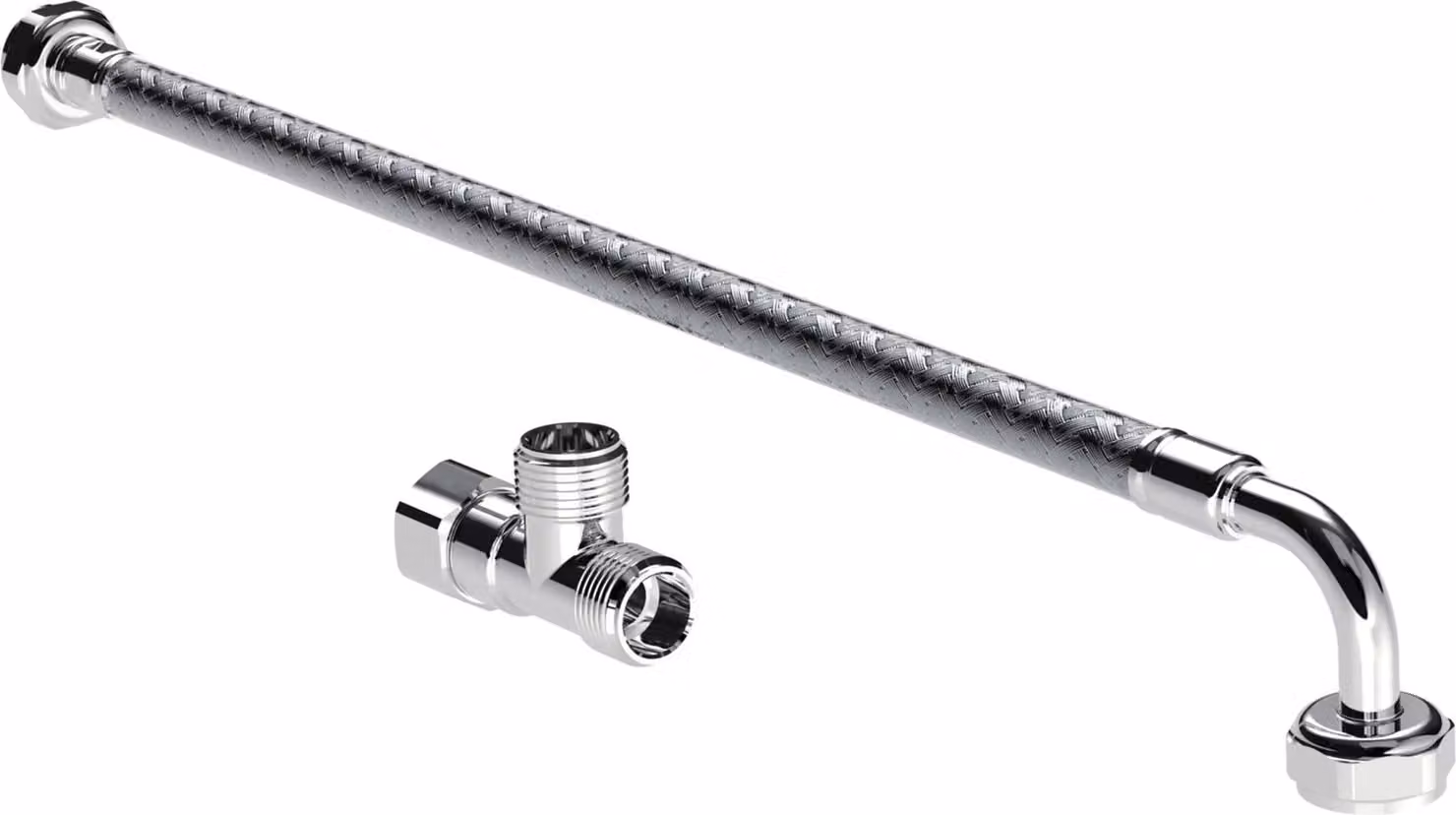 Tubo di raccordo Hansa MINIMAT 6639 cromato, 1 pz.