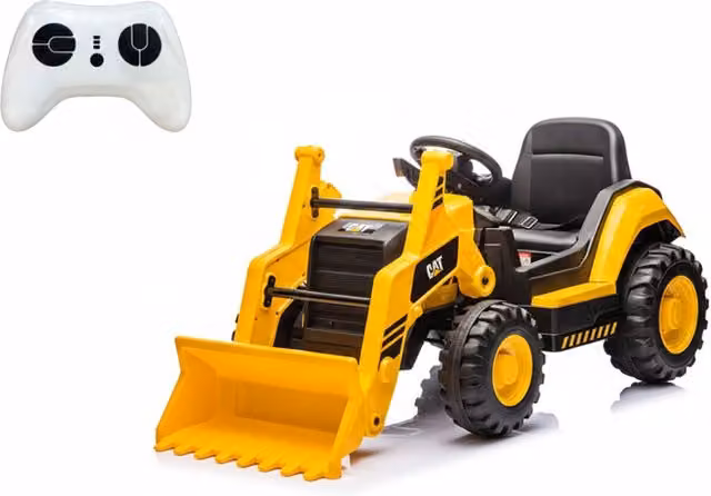 Ruspa Elettrica per Bambino con Telecomando Giallo