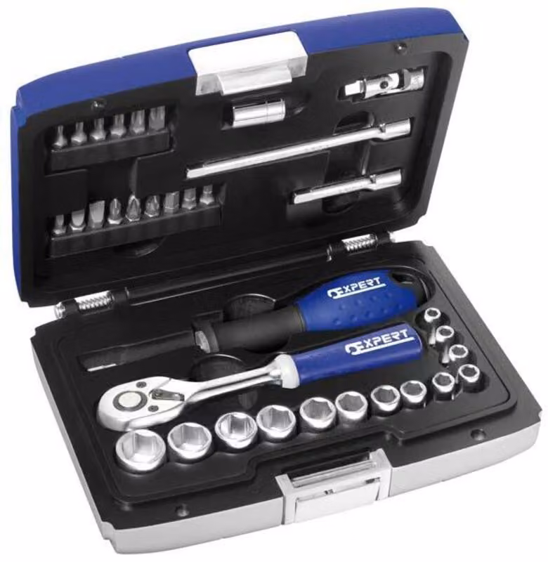 Prese e cricchetto Expert 1/4''