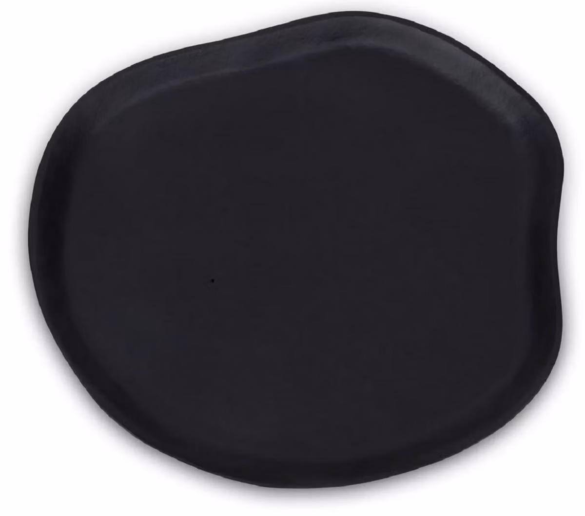 Casa Padrino Vassoio in alluminio nero opaco 40 cm - Accessori Deco