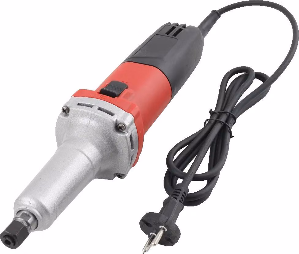 Smerigliatrice angolare elettrica, 750 W, velocità variabile fino a 27000 giri/min, diametro pinza di serraggio φ6 mm, set di accessori comprendente 14 pezzi, peso 2,2 kg