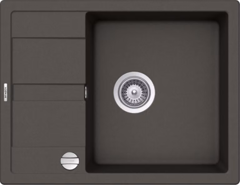 Lavello in granito Schock Manhattan D-100 500 x 650 mm asfalto MAND100UGAS