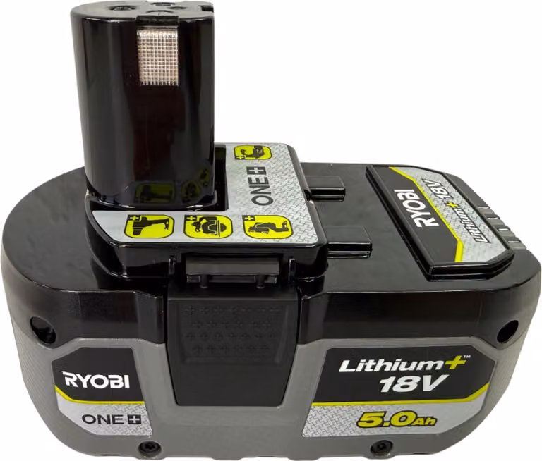 RYOBI RB1850X Batteria 18 V 5,0 Ah / 5000 mAh Li-Ion ONE+ ( 5133005287 ) con indicatore di carica