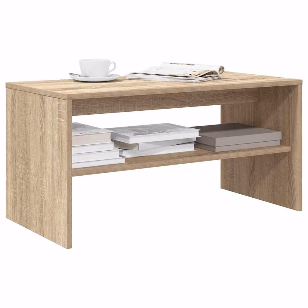 vidaXL Mobile Porta TV Rovere Sonoma in Legno Multistrato, L/P/H: 80 x 40 x 40 cm