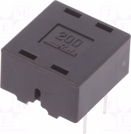 1x Induttore: filo, 20uH, 100Ω, montaggio su circuito stampato, -40÷85°C, 3A, serie: PLT09H, PLT09HN2003R0P1B, anello di fissaggio
