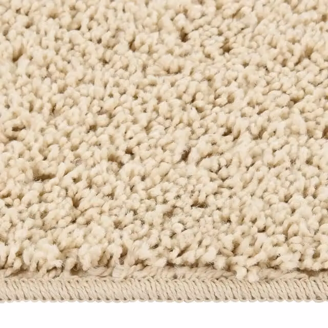 Tappeto Shaggy vidaXL Beige Lavabile e Antiscivolo L: 200 cm, P: 290 cm