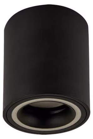 Lampada a soffitto nera, 35W, grado di protezione IP20, attacco GU10, marca INDI, modello 04046