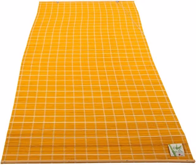 Set di 6 Tende Bambu'120x260 Gialla Naturale