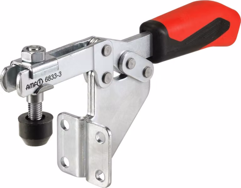 Morsetto orizzontale Amf n. 6833 misura 3 con piede angolato