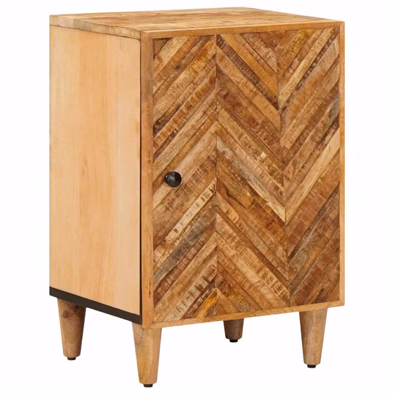 Mobile da bagno moderno vidaXL in legno di mango marrone L: 38 cm, P: 33,5 cm, H: 58 cm