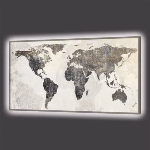 Quadro luminoso il Globo Pintdecor