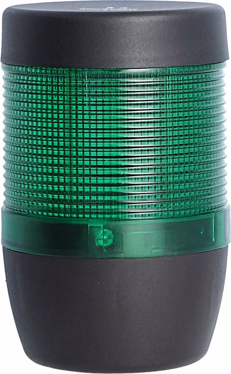 Colonna segnaletica STEX24 verde, 70 mm, 24 V CA/CC, luce lampeggiante a LED SS70-OB1/24 109 Dimensioni Lunghezza 106,0 mm, diametro 70,0 mm - 1 pezzo
