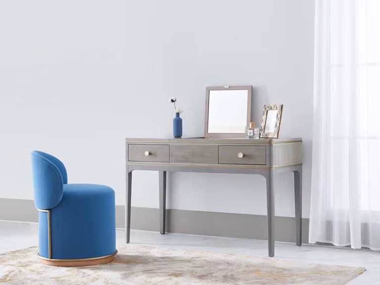 Schminktisch Kosmetik Tisch Spiegel Kommode Frisier Tische Designer Konsolen