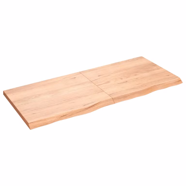 vidaXL Ripiano Muro Marrone 140x60x(2-4) cm Massello Rovere Trattato