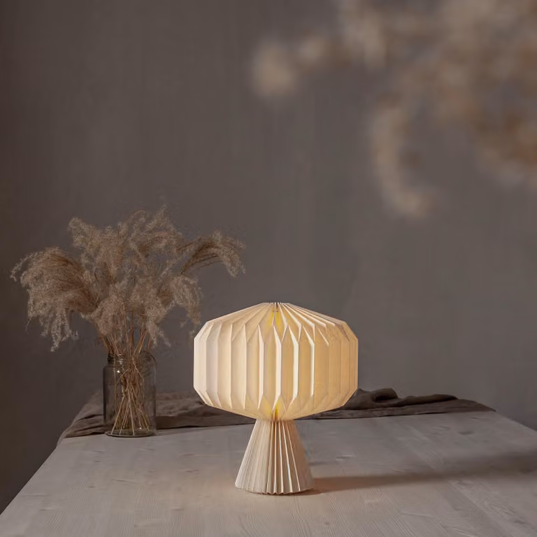 Decorazione da tavolo 'Honeycomb', carta, bianco, 30x33 cm