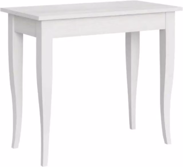 Consolle allungabile 90x48/204 cm Sciabola Small bianco frassino