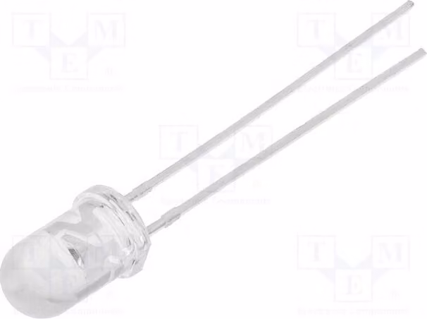 2 LED, 5mm, 10000-12000 mcd, 30°, verde, 20mA, 2,8-4V, montaggio a foro passante (THT), codice prodotto: OSPG5131A-TU. Diodi LED, 5mm