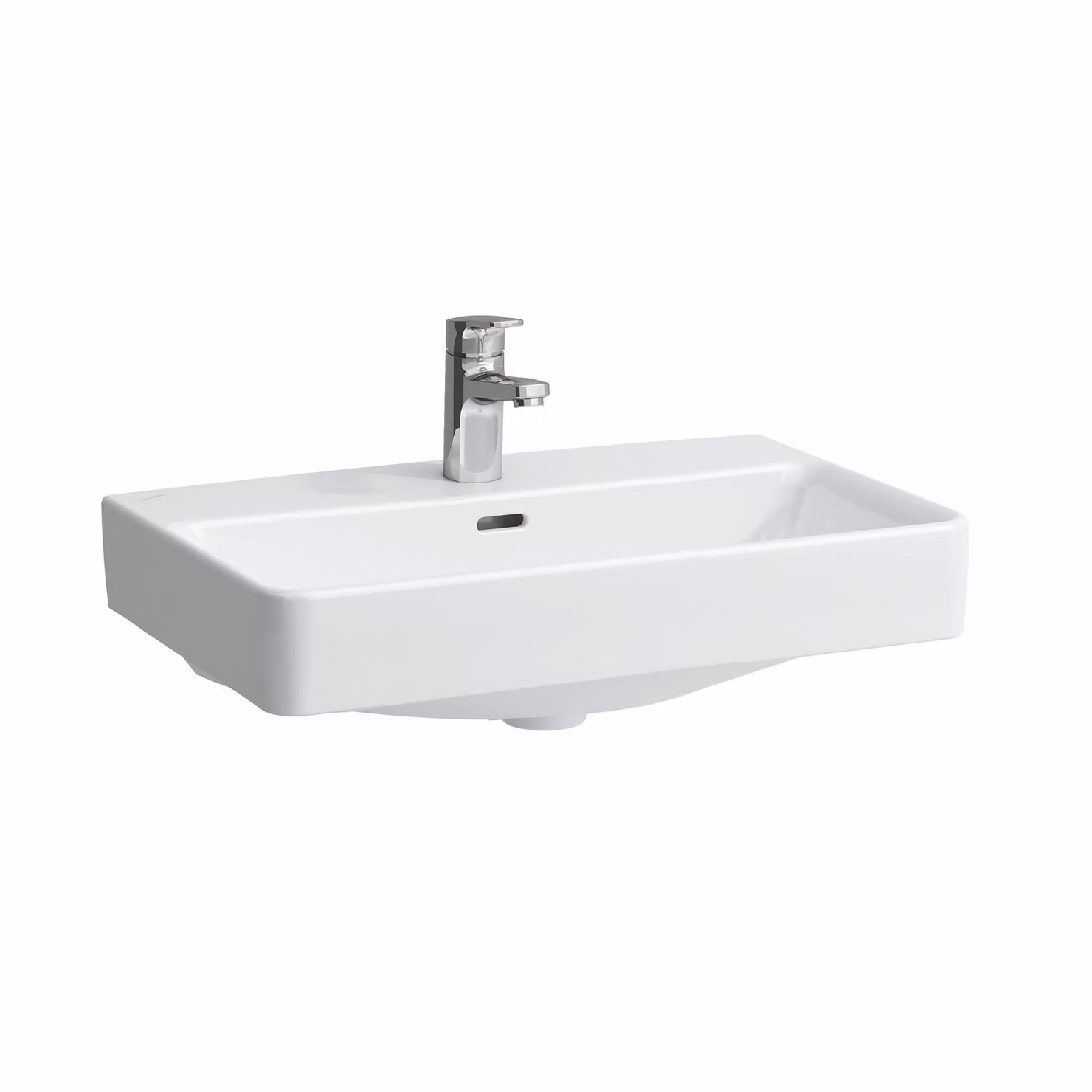 LAUFEN PRO S lavabo Compact, 1 trou pour robinet, sans trop-plein, 600x380mm, H818959A001561, H818959A001561