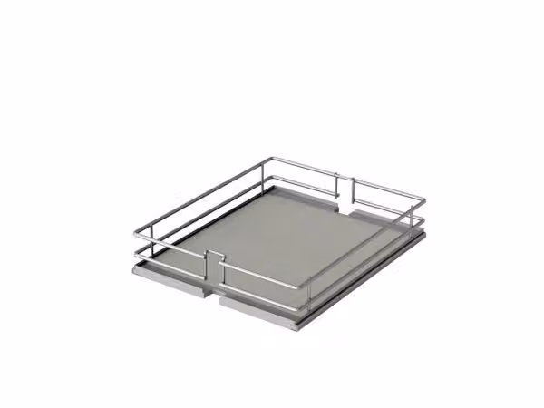 VS TAL Larder Cestino Premea, elemento di contenimento, 1 pezzo, per mobile da 300 mm, argento