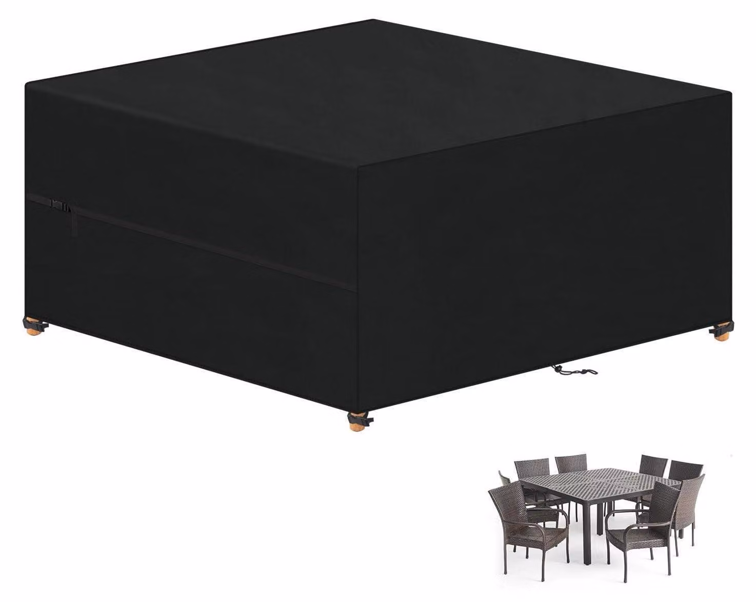 Copertura impermeabile per mobili da giardino, dimensioni 230x230x85 cm, realizzata in tessuto Oxford 420D