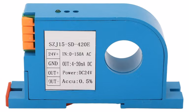 Trasmettitore di corrente AC, trasformatore monofase ad alta precisione, sensore, convertitore, controllo PLC