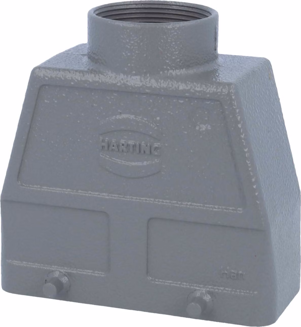HARTING Han 16B Contenitore con manicotto alto, 1xPG29 uscita cavo diritta, per 2 staffe (nella parte inferiore) Vite PG29