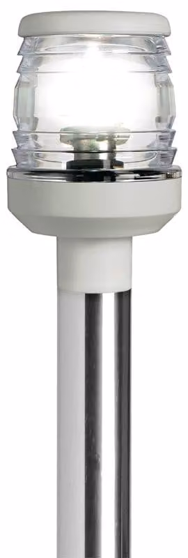 Albero a led, pieghevole a 360° in plastica bianca 60 cm, 1 pezzo
