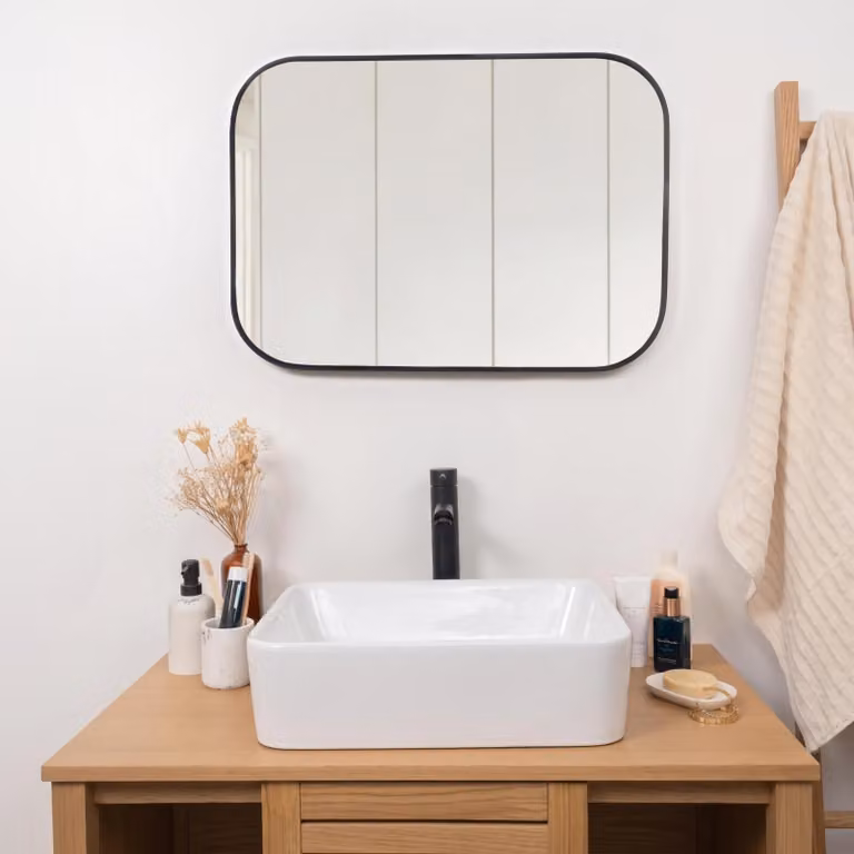 Lavabo da appoggio rettangolare CLINT 48x37cm