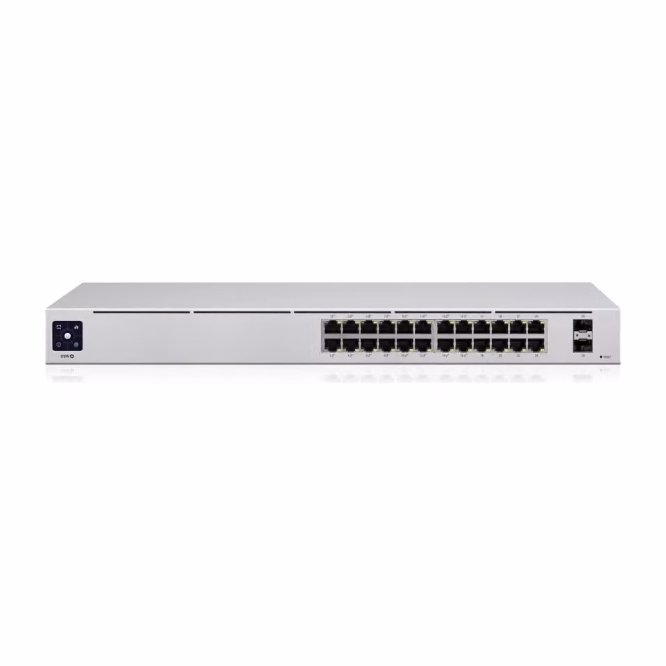 Ubiquiti UniFi Switch Gestito L2/L3 con 24 Porte Gigabit Ethernet e PoE, Colore Argento – 2