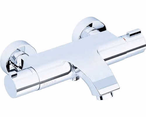 Rubinetto termostatico a parete per vasca da bagno Ravak Termo 200 TE 082.00CR senza set doccia, cro