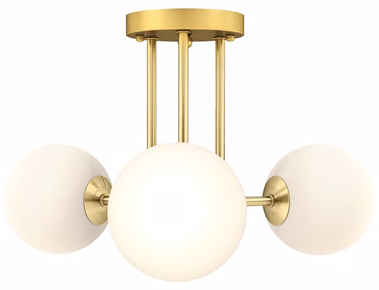 Lampada da soffitto HOMCOM con paralumi sferici e attacchi G9