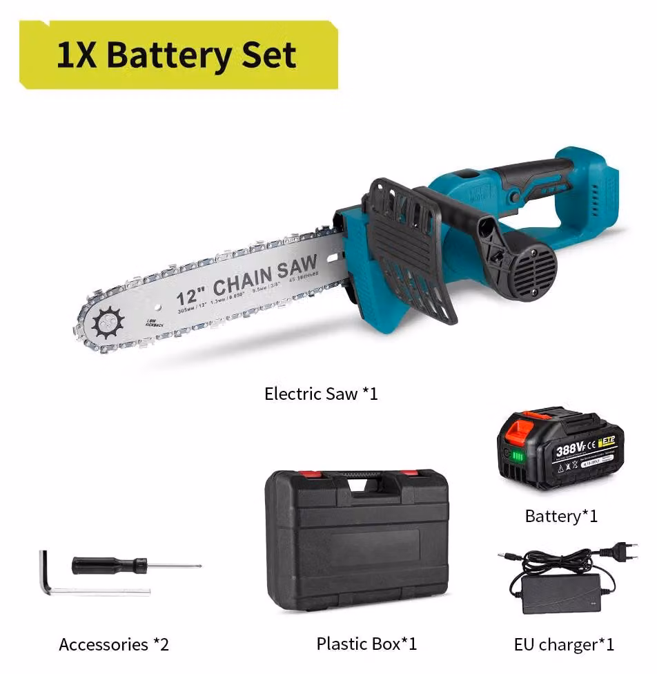 Troncatrice elettrica - Troncatrice a batteria - Sega circolare - Sega a mano - 2000W - 30 cm (12 pollici) - Motore brushless